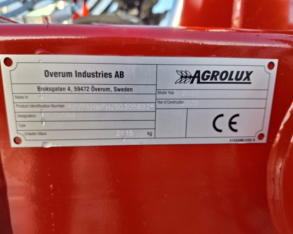 OVERUM AGROLUX HRT4 AGROLUX PLOUGH
