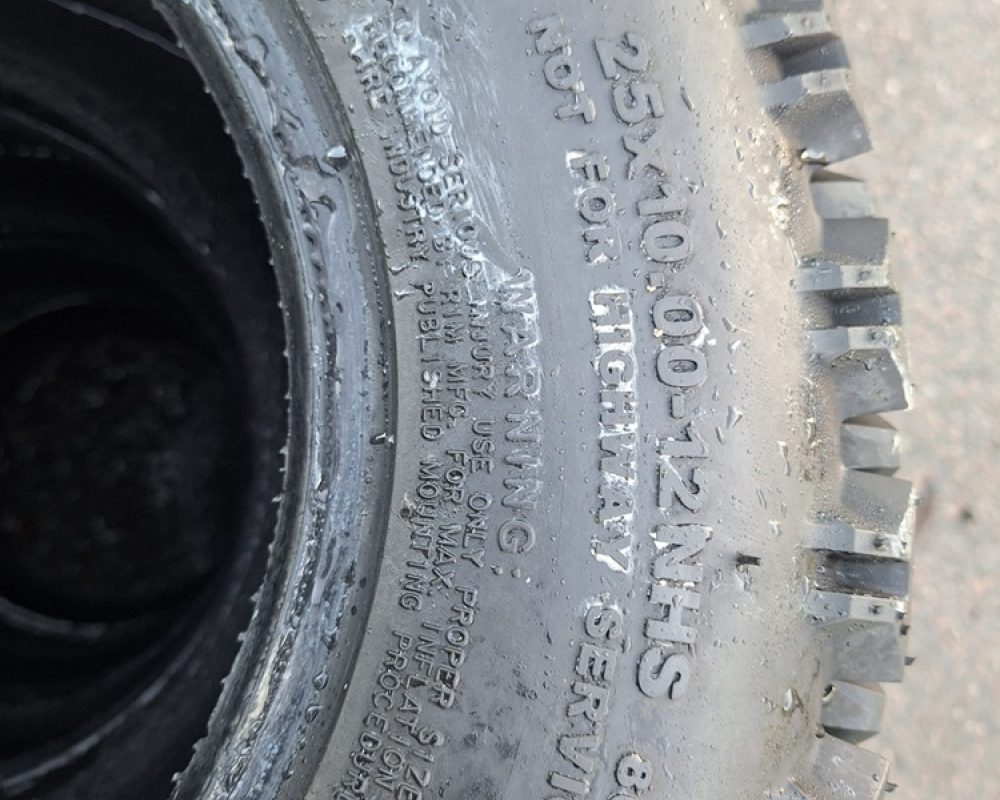 MISCELLANEOUS 25X10X12 SET F & R TYRES