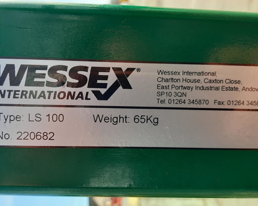 WESSEX LS-100 WESSEX LOG SPLITTER